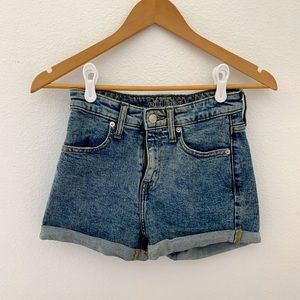 Faded Blue Jean Shorts - wild fable, size 00